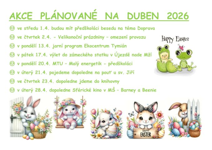 AKCE PLÁNOVANÉ NA&nbsp;DUBEN 2025 (1)